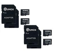 Lot de 4 Qumox Micro SD SDHC 32go 32Go 32g TF Carte Class 10 UHS-I 70MB-S 15MB-S pour Appareils Photo, Drones,Smartphone