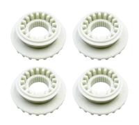 Lot de 4 raccords d'engrenage d'embrayage DC97-18439A faciles à installer compatibles avec WA50M7450AW/A4-00, WA48J7700AW/A2-01, WA48J7700AW/A2-02, WA52M8650AV/A4-00, WA52M8650AW/A4-00, WA52M8650AW/A4