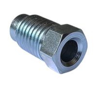 Lot de 4 raccords M10 x 1,25 pour câble de frein de 4,75 mm, collet F type L, fiche professionnelle DIN/ISO 1651, galvanisé