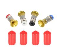 Lot de 4 raccords métalliques et pneumatiques pour imprimantes optimisées pour une efficacité d'alimentation et une compatibilité avec les boîtes sèches
