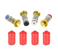 Lot de 4 raccords pneumatiques pour imprimante avec motif de bouche amélioré pour filaments lisses alimentant des connecteurs pneumatiques pour sèche-linge à filaments