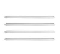 Lot de 4 rails de séparation pour Bain-Marie | Barre de séparation pour table de barbecue, buffet, hôtel, restauration, fête, cuisine, maison, commerce, restaurant