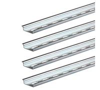 Lot de 4 rails de support DIN TS35, 1 m