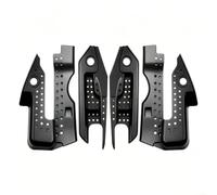 Lot de 4 rainures de drainage de capot de moteur en plastique pour Volvo S90 V90 2017-2026, protection contre les débris de feuilles pour la protection, facile à installer pour bouclier de canal d'eau