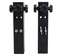 Lot de 4 rallonges de pieds de table réglables pour tables pliantes, goupilles de verrouillage double B et boulons renforcés sur les quatre côtés pour sécuriser et élever la hauteur de la table