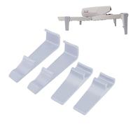 Lot de 4 rallonges de train d'atterrissage pour DJI Flip, 2,6 cm de hauteur, pieds de trépied, anti-rayures et anti-friction, gris