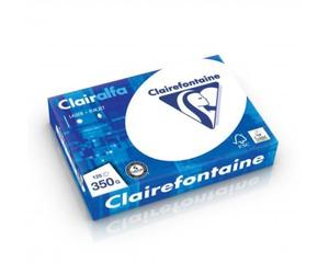 Lot de 4 Ramette de 125 feuilles de papier Clairalfa blanc, A4, 350 g/m²