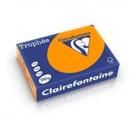 Lot de 4 Ramette de 250 feuilles de papier Trophée orange vif, A4, 210 g/m²