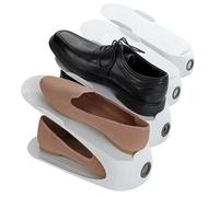 Lot de 4 rangements à chaussures Wenko blanc