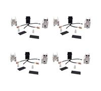 Lot de 4 réceptacles Berner pour cuisines domestiques et professionnelles qui offrent stabilité et efficacité