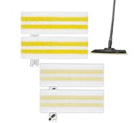 Lot de 4 Recharge pour Kärcher EasyFix-Chiffons de Rechange en Microfibre Compatible avec SC1,SC2, SC3, SC4, SC5, Bonnettes Microfibres Nettoyeurs à vapeur