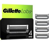 Lot De 4 Recharges De Rasoir Pour Hommes, AUTHENTIQUES, A 5 Meilleures Lames De La Marque, Barre Exfoliante Pour Un Rasage Doux Et Efficace, Compatibles Avec Les Manches Labs