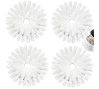 Lot de 4 recharges pour Brosse à Vaisselle OXO Good Grips pour Distributeur de Savon OXO (Blanc)