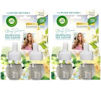 Lot de 4 recharges pour désodorisant Air Wick Stacey Solomon 19 ml - Morning Meadow