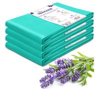 Lot de 4 recharges pour poubelle à couches compatibles avec Korbell 16 L pour poubelle à litière contre les odeurs et protection contre les germes