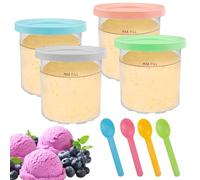 Lot de 4 récipients Creami pour sorbetière Ninja Creami Creami pour sorbetière Ninja Creamy pour la série NC301 NC300 NC299AMZ