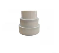 Lot de 4 réducteurs de conduit réutilisables en plastique Blanc 150 mm à | Plastique robuste réutilisable, 150 mm femelle vers 100 mm mâle, construction robuste, utilisation de l'extracteur de cuisine