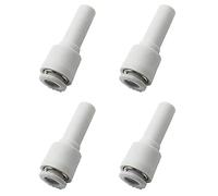 Lot de 4 réducteurs de tige de 6 mm à 8 mm - Raccord de bouchon pour diverses sources de gaz - Différents systèmes pneumatiques