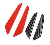 Lot de 4 Réflecteurs de Bord de Porte de Voiture, Bande Anti-Collision, Adhésif Imperméable en Fibre de Carbone pour la Plupart des Voitures, Camions, SUV, Look et élégant avec