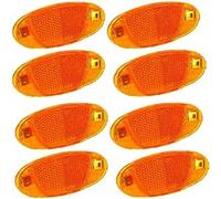 Lot De 4 Réflecteurs Pour Rayons De Vélo,Yeux De Chat,Homologués Et Incassables,Réflecteurs De Vélo,Réflecteurs De Vélo,Réflecteurs De Rayons