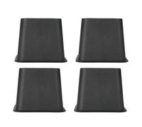 Lot de 4 rehausseurs de meubles réglables de 3 pouces avec pieds larges PIED DE MEUBLE