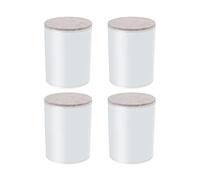 Lot de 4 Rehausseurs de Meubles Rehausseur Pieds de lit, Rehausseurs de Lit Élévateur de lit, Bedding L'élévateur de Meubles, pour Canapé lit Armoire(Color:White-B,Size:102cm)