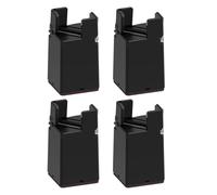 Lot de 4 rehausseurs de meubles robustes pour canapé, lit, lit, chaise, lit, table de lit, tapis antidérapant et résistant à l'usure