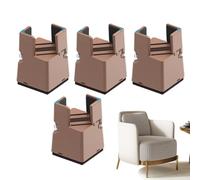 Lot de 4 rehausseurs pour Pieds de Table et de Meubles - Haute Performance - pour Un Rangement supplémentaire, Une Meilleure et Une Meilleure Organisation de l'espace