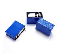 Lot de 4 relais scellés 16 A 6 broches 5 V 9 12 24 DC 1 NO pieds marque Songle, un groupe contacts normalement ouverts(5V)