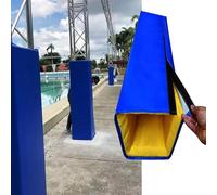 Lot de 4 rembourrages de pilier pour intérieur/extérieur, rembourrage industriel imperméable pour garage, aire de jeux, salle de sport et panier de basket-ball