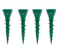 Lot de 4 répulsifs anti-taupes - Serpents - Vibrations - 1400 m²