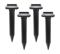Lot de 4 répulsifs contre les campagnols solaires IP66 pour pelouse de jardin