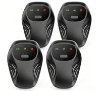 Lot de 4 répulsifs d'intérieur à ultrasons pour souris, rats, araignées, cafards, fourmis et moustiques, idéal pour la maison, la cuisine, le garage et l'entrepôt, 3 modes de fonctionnement