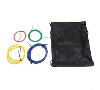 Lot de 4 ressorts de cintreuse de tuyaux pour tubes en cuivre - Kit d'outils de cintrage interne en plastique PE avec code couleur de 6,35 à 1,2 cm - Rouge 1,2 m