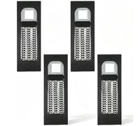 Lot de 4 ressorts de rechange pour poignée de porte UPVC | Boîte à bobines en métal noir - Accessoires de fixation de rechange pour mécanisme à levier affaissé - Poignée de porte en