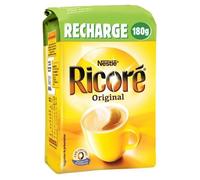 LOT DE 4 - RICORE : Recharge de café à la chicorée soluble 180 g