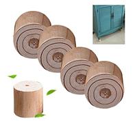 Lot de 4 Risers de Meubles en Bois, Rehausseur de Pieds de Meuble, Élévatrices de Lit En Bois, Augmenter la hauteur des meubles, pour Bureau Tables Canapé Armoire(Color:H 5cm,Size:6cm/2.36in)