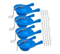 Lot de 4 robinets de chasse d'eau de 7,6 cm pour Gerber 99-788, kit de chasse d'eau avec poignées, valve de chasse d'eau