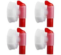 Lot de 4 robinets de dosage DIN61MM - Pour bidon de 15 à 60 litres - Bidon - Robinet de vidange ou bec verseur pour un dosage pratique - Filetage DIN 61