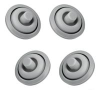 Lot de 4 rondelles en silicone pour cuisinière WMF Perfect Cooker Gris | Silicone, construction, couleur grise, lot de 4 pièces de rechange