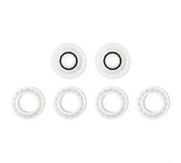 Lot de 4 roues de guidage avec 2 engrenages de poulie 3884997-R6 - Pièces de rechange compatibles avec CC Plus M200 M400 M500 pour DX3 pour DX4 Dx6 pour modèles Premier - Accessoire de rechange en