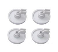 Lot de 4 roues de panier inférieur de lave-vaisselle, remplacent 154174401 et 5304532229, compatibles avec Frigidaire Kenmore Gibson, rouleaux en plastique durable pour réparation de panier inférieur