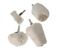 Lot de 4 roues de polissage multi-surfaces pour projets domestiques et professionnels