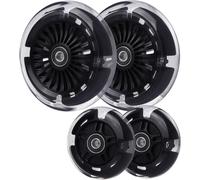 Lot De 4 Roues De Rechange Lumineuses À Del Pour Trottinette Micro Mini,Maxi Deluxe,Globber À 3 Roues Noir 120mm 80mm