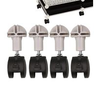 Lot de 4 roues de rechange pour cage pour chat - Rotation silencieuse à 360 degrés - Accessoire de poussette pour chiot