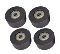 Lot de 4 roues de rechange pour sièges de rameur à eau en nylon et acier