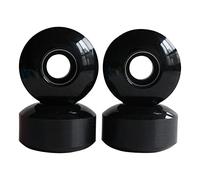 Lot de 4 roues de skateboard, double roue à bascule pour voiture de rue, roue d'action haute dureté 95A, 52 x 32 mm, pour remplacement de roue cassée