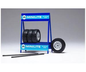 LOT DE 4 ROUES POUR 1:18 MINILITE