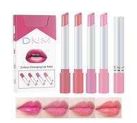 Lot de 4 rouges à lèvres à changement de couleur, rouge à lèvres repulpant longue durée, étanche, cadeau pour filles et femmes