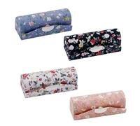 Lot de 4 rouges à lèvres CHROMACRAFT avec motif floral avec miroir, rétro, portable, cadeau, multicolore, unisexe, usage quotidien, voyage, cadeau